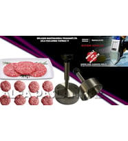GERÇEK PASLANMAZDAN İMAL HAMBURGER KÖFTE BASMA MANUEL APARAT 8 CM 30 - 40 GRAM (ALFA PASLANMAZ ÜRETİMİ GARANTİLİ) ALF003