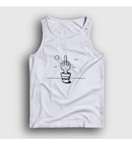 Presmono Unisex Beyaz Cactus Hand Kaktüs Atlet 287328tt (Beyaz)