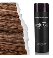 Fixplant Saç Dolgunlaştırıcı Topik 28 Gr. - Seyrek Saçlar için Saç Tozu - Fixplant Saç Fiberi - Açık Kahve