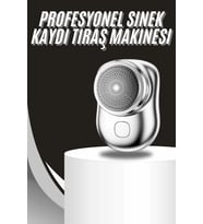 Kablosuz Tıraş Makinesi Günlük Hızlı Taşınabilir Şarjlı Yuvarlak Paslanmaz Çelik