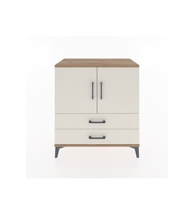 Hyperion Şifonyer 3 Raflı 2 Çekmeceli 2 Kapaklı 88x44x96 Çam-Aytaşı