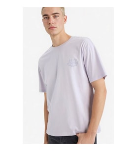 Defacto Boxy Fit Lila Erkek T-Shirt G0513AX/PR307