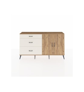 Arges Konsol 2 Raflı 3 Çekmeceli 2 Kapaklı 176x30x99 Çam-Çam/Aytaşı