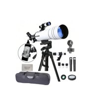 Teleskop 333x Çantalı Astronomik Gökyüzü Ay Doğa Teleskobu Tripod Telefon Tutucu Ay+Güneş Filtresi