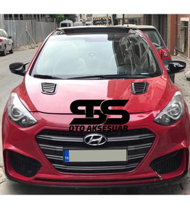 Hyundai i30 Uyumlu Piano Black Kaput Üstü Havalandırma Izgarası
