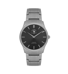 SANTA BARBARA POLO CLUB SB.4.10042-2 TİTANYUM SLIM İNCE ERKEK KOL SAATİ