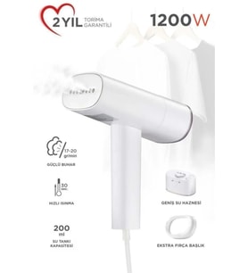 KG3112 Buharlı Kırışık Giderici 1200W Taşınabilir Seyahat Boy Dikey Ütü