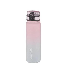 UZSPACE 3026-6 TRITAN SOFT TOUCH MATARA PİPETSİZ 500 ML GRADIENT RENK PINK-GREY