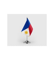 Filipinler Tekli Saten Masa Bayrağı Seti