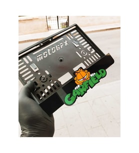 MOTORSİKLET PLAKALIK GARFIELD LAZER KESİM PLEKSİ
