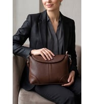 Jacquline 26KCLIM393-5C Kadın Omuz Çantası Kahverengi