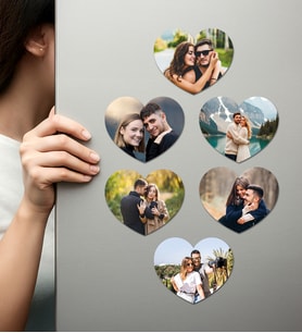 Kişiye Özel Ahşap Fotoğraflı UV Baskılı Magnet