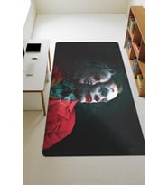 Modern Dijital Baskı Kaymaz Taban Çocuk ve Genç Odası Halısı H0528