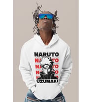 Shisui Uchiha Baskılı Unisex Oversize Naruto Anime Karakter Hoodie