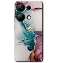 Redmi Note 13 Pro 4G Kılıf HD Desen Baskılı Kılıf - Liquid Mermer