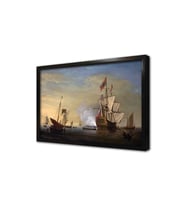 Yelkenliler Çerçeveli Mdf Tablo