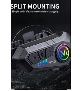 Y10 Kask Kulaklık Bluetooth Motosiklet Kulaklık 5,3 Bluetooth Intercom Motorsiklet Kulaklık