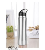 Pipetli Çift Katmanlı Hem Sıcak Hem Soğuk Muhafazalı Termos Sportif Emzikli Matara Suluk 500 ML