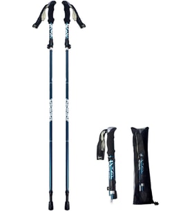 Ayarlanabilir Trekking Batonu Alüminyum Dayanıklı Kaymaz ve Ter Emici Sap - 2 Adet