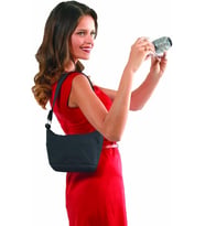 stile VR Amica 25 W fotoğraf makinesi çantası Omuz askısı, siyah