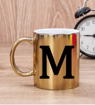 AYNALI METALİK GOLD KUPA