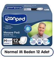 Canped Hasta Bezi Mesane Pedi M Beden Orta Erkek 12 Adet