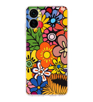PrintiFy Tecno Camon 19 Neo ile Uyumlu Retro Color 2  Kamera Korumalı Şeffaf  Kılıf