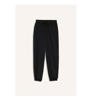Defacto Standart Fit Çift Cepli Dokuma Jogger Siyah Kadın Eşofman Altı A2437AX/BK81