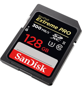 Sandisk 128Gb Extreme Pro Hafıza Kartı, 300Mb/Sn'E Kadar - Sdsdxpk-128G-Gn4In