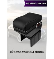 peugeot 308 2013 kol dayama Siyah geniş model Yastıklı Lüks Deri
