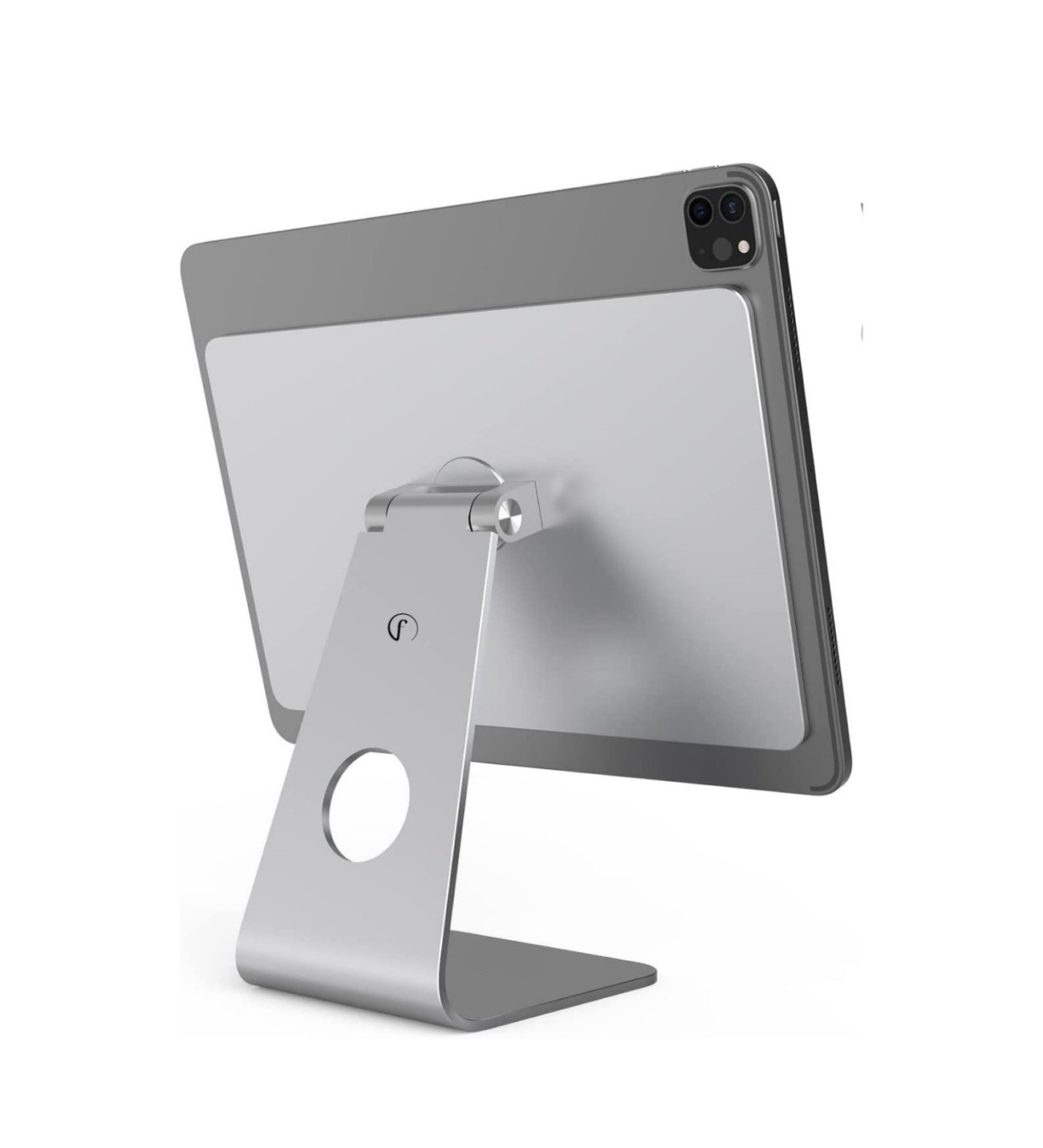 Apple iPad 12,9 Serisi Fuchsia FS609 Magnetik Tablet Standı (Gümüş)