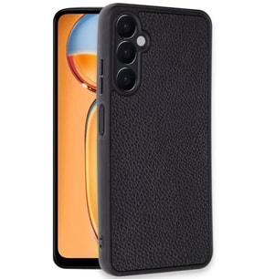 Newface Samsung Galaxy S24 FE Kılıf Aras Deri Kapak - Siyah