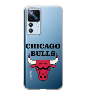 Xiaomi Mi 12t Pro Uyumlu Kamera korumalı Kapak Chicago Bulls Tasarımlı  Şeffaf Kılıf