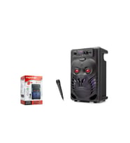 NODAR Nd2820 Bluetooth Karaoke Speaker 8" 340*227*176Mm Siyah