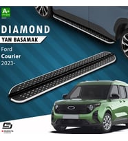 S-Dizayn Ford Courier 2 Diamond Krom Yan Basamak 183 Cm 2023 Üzeri