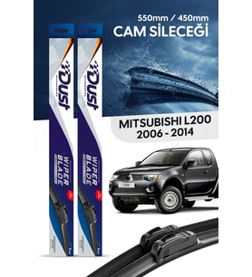 Mitsubishi L200 Silecek Takımı 2006-2014 Uyumlu 550MM/450MM