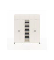 Arges Dolap 12 Raflı 9 Kapaklı 2 Askılı 220x30x243 Aytaşı-Aytaşı/Antrasit