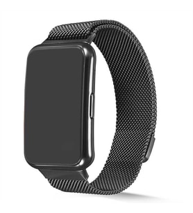 Huawei Watch Fit Kordon Milano Loop Metal Kordon (Siyah)