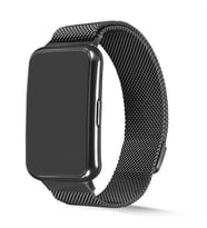 Huawei Watch Fit Kordon Milano Loop Metal Kordon (Siyah)