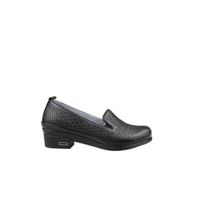Castle Black 24551 Kadın Hakiki Deri Comfort Ayakkabı (Siyah)