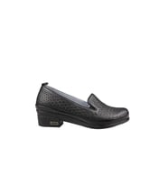 Castle Black 24551 Kadın Hakiki Deri Comfort Ayakkabı (Siyah)