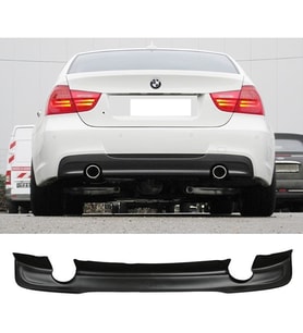 Bmw E90 3 Serisi M Technic Difüzör  P Black 2004 - 2011 Plastik Sağ Sol Tekli Çıkış