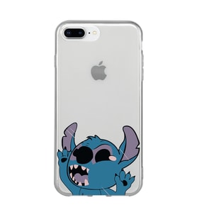 Iphone 7 Plus / 8 Plus Uyumlu Stitch Desenli Şeffaf Telefon Kılıfı