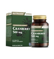 Nutraxin Cranberry 500 mg Takviye Edici Gıda 60 Tablet