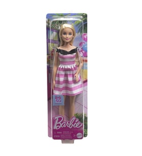 Barbie 65.Yıl Özel Pembe Elbiseli Bebek HTH66