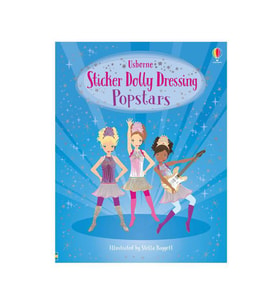 Sticker Dolly Dressing Popstars Usborne Publishing