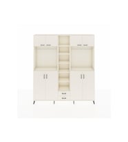 Arges Gardrop 14 Raflı 2 Çekmeceli 2 Askılı 220x30x243 Aytaşı-Aytaşı