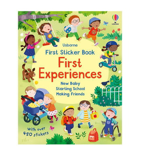 First Sticker Book First Experiences Usborne Publishing
