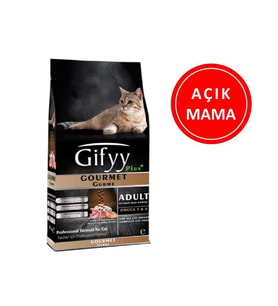 Gifyy Somon ve Tavuk Etli Gurme Kedi Maması 1 Kg AÇIK