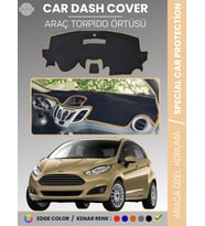 FORD FİESTA (2008-2017) Torpido Örtüsü Ön Panel Koruma Tam Uyum Çatlamayı Önler Kolay Montaj